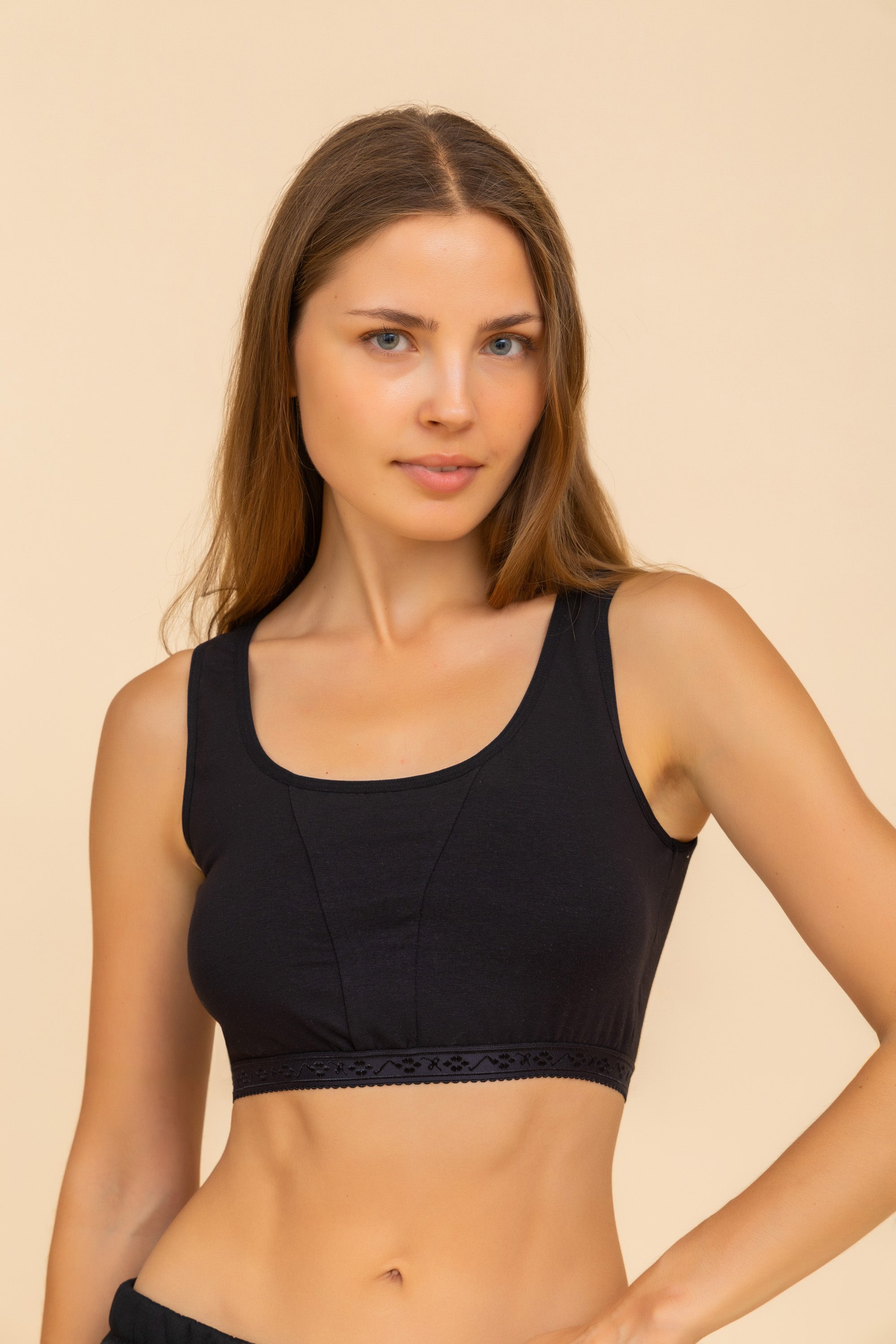 Charmaine Womens Wireless Padded Control Bra