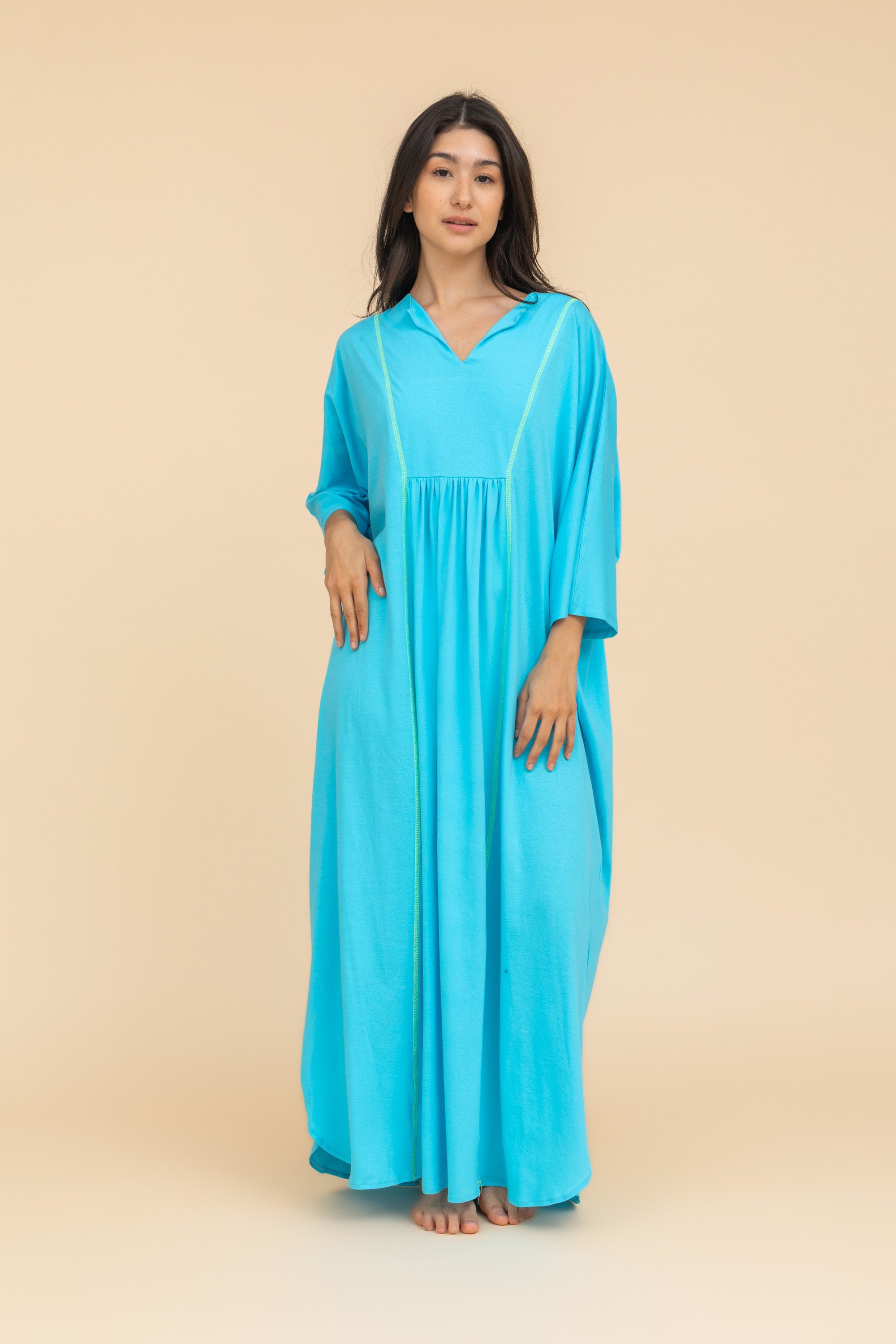 Long Wide Simple Charmaine Homedress