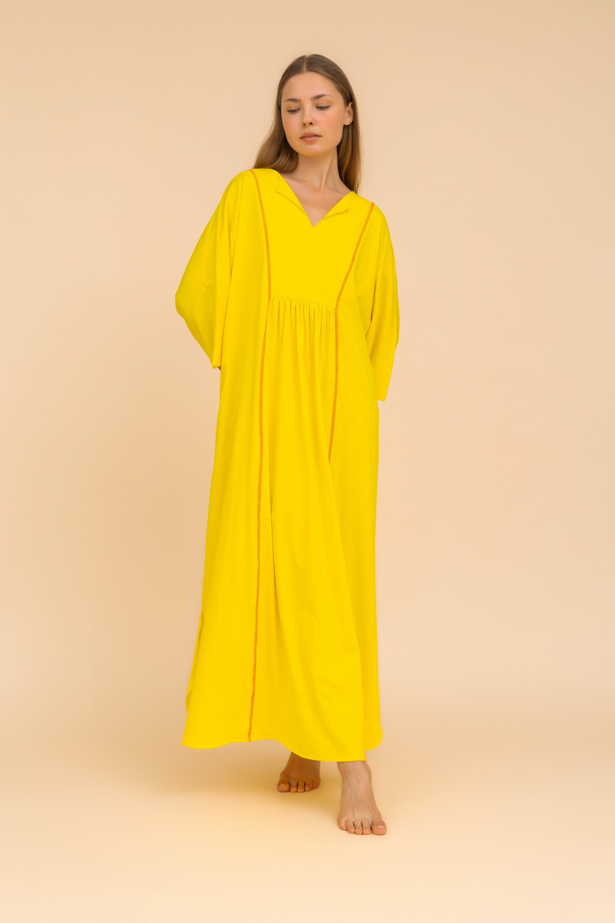 Long Wide Simple Charmaine Homedress