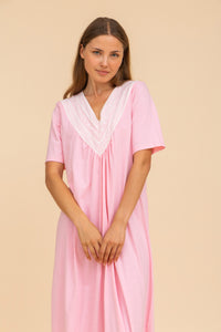 Pretty Nightdress with lace Neckline